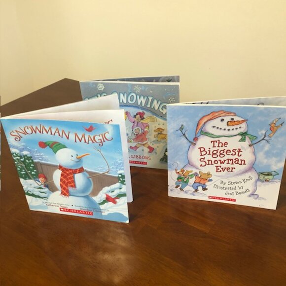 Scholastic Snowman Winter Books Bundle of 3 - Picture 3 of 16